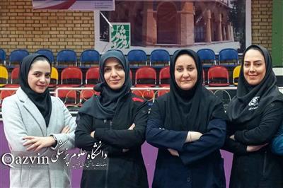تیم انفرادی تنیس روی میز دانشگاه علوم پزشكی قزوین، قهرمان استان شد
